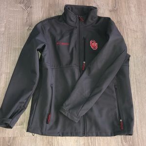 Oklahoma Columbia Windbreaker/Jacket. Size Large